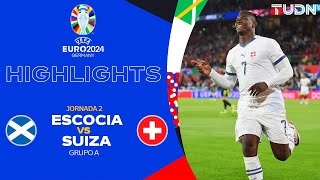 HIGHLIGHTS  Escocia vs Suiza  UEFA EURO 2024  J2  TUDN [upl. by Fabiano404]