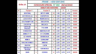 programme de totofoot special N° 464 26122022 [upl. by Atneuqal]