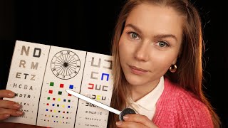 ASMR Colour Blind Test amp Eye Exam RP Soft Spoken Personal Attention [upl. by Molly166]