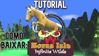 COMO BAIXAR O HORSE ISLE 3  TUTORIAL [upl. by Eillah]