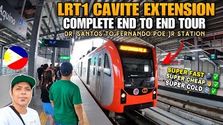 FINALLY  NOW OPEN The LRT1 Cavite Extension Project Phase 1 Full Tour  Dr SANTOS to FPJ Jr [upl. by Bagger]