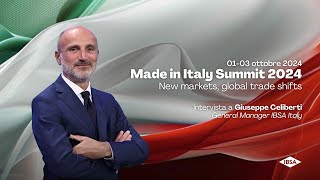 Made in Italy Summit 2024  Intervista a Giuseppe Celiberti General Manager di IBSA Italy [upl. by Eniroc]