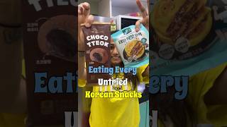 Eating Untried Korean Snacks for 24 Hours foodreview koreanfood foodshorts [upl. by Ahsile]