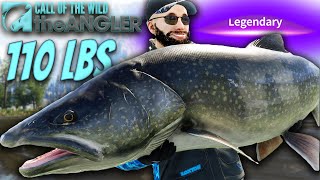 Catching Sidewinder The BIGGEST Fish In The Game 110lbs Lake Trout Call of the wild The Angler [upl. by Nyladnek]