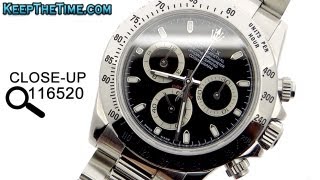 Rolex Steel Daytona Grail Watch 116520 [upl. by Zulaledairam]