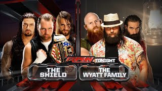 The Shield Vs The Wyatt Family  WWE Raw 03032014 En Español [upl. by Sana]