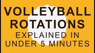 Volleyball Rotations Explained in Under 5 Minutes [upl. by Hgielanna]