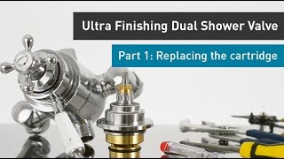 Ultra Finishing 34quot Dual Control Valve Part 1 Replacing the cartridge [upl. by Gilberte737]