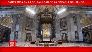 06 de enero de 2024 Santa Misa en la Solemnidad de la Epifanía del Señor  Papa Francisco [upl. by Silvana]