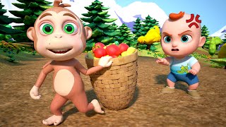 Apples amp Bananas  Silly Song For Kids  GoBooBoo Kids Songs amp Nursery Rhymes [upl. by Licna285]