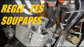 COMMENT Régler une soupape dun moteur de moto avec loutil cale que je te présente [upl. by Lorrin347]