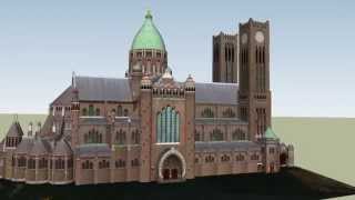 MP4  Kathedrale Basiliek st Bavo te Haarlem  3D animatie [upl. by Mian952]