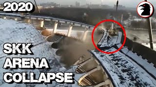 Final Seconds  Russian Worker Cuts Too Much  Entire Stadium Collapses SKK Arena 2020 [upl. by Bertila229]