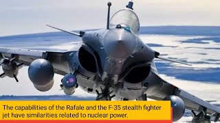 Rafale and the F35 stealth fighter jet have similarities related to nuclear power [upl. by Rolyak]