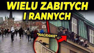 STRZELANINA NA UNIWERSYTECIE W PRADZE  nagranie [upl. by Grof]