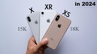 iPhone X vs XR vs XS in 2024  Dont Make Mistake  Best iPhone Under 20K HINDI [upl. by Nivloc740]