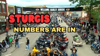 New Numbers From Sturgis Motorcycle Rally sturgisrally sturgismotorcyclerally bikerally bikers [upl. by Neerac]