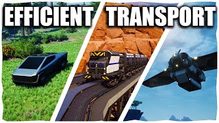 Transport Resources Efficiently  Satisfactory Guide [upl. by Rehctelf]