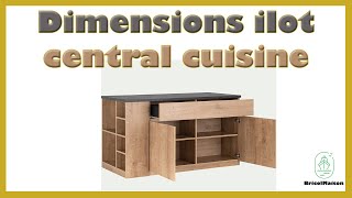 Dimensions ilot central cuisine [upl. by Onirotciv]