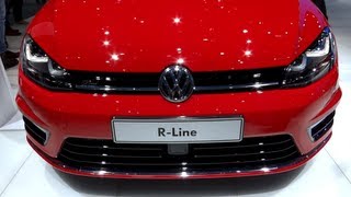 2014 VW Golf 7 Rline 20 TDi 150 hp  in Detail 1080p FULL HD [upl. by Nyad]