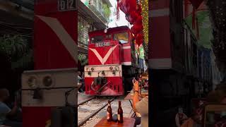 Hanoi Train Street travel hanoi hanoitrainstreet bucketlist [upl. by Adnawt802]