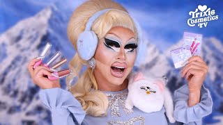 Trixie Hits The Slopes Revealing the Snow Bunny Collection from Trixie Cosmetics ❄️🐇 [upl. by Jay]