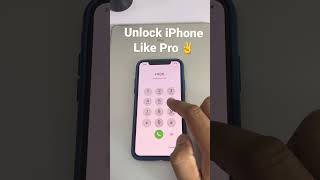 Unlock any iPhone passcode Shorts Short [upl. by Grimona208]