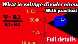 Voltage Divider Rule With practical examples  in hindi   Easy Knowledge [upl. by Anitsyrk]