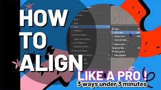 3 Ways to Align Objects in 3ds Max  Under 3 Minutes Tutorial [upl. by Enileqcaj250]