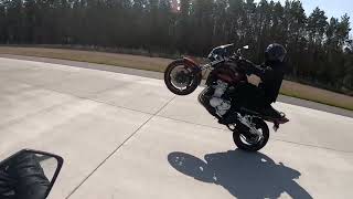 Suzuki Bandit 1250 wheelie zmiana biegu [upl. by Yruy641]