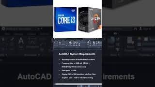 👌Computer system for AutoCAD required  Configuration for Laptop shorts autocad MukhtarAnsari [upl. by Ace]