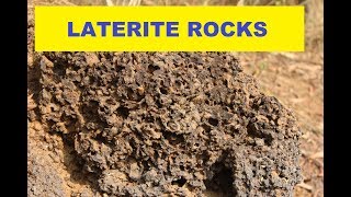 LATERITE ROCKS amp SOIL I Laterite rock nature I Laterite rock structure I Laterite rock composition [upl. by Wade]