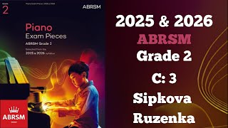 ABRSM 2025 amp 2026  Grade 2 Piano exam  C3 Šípková Růženka by Ivana Loudová [upl. by Aihsekel]