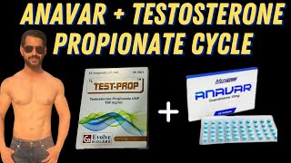 Testosterone propionate  Anavar steroid cycle for Beginners for muscle building [upl. by Akemahc269]