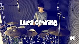 Luca Gehring Gospel 12 Drum Cover Jam [upl. by Coleman297]