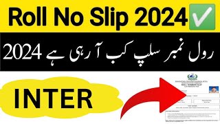 How to download hssc fbise roll no slips 2024  HSSC Roll No Slips 2nd Annual Exam 2024 [upl. by Leksehc]