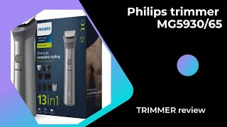 Philips Trimmer MG593065 Unboxing amp Philips trimmer review [upl. by Nevets]