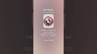 realmadrid this song looks very interesting [upl. by Itsud]