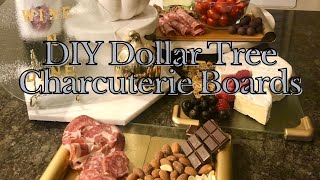 Dollar Tree DIY Charcuterie Boards 1 [upl. by Akerdal]