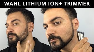 Beard Trimming  Wahl Lithium Ion Plus Trimmer  Model 9818 [upl. by Grizelda194]