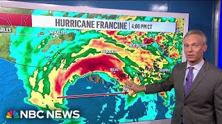 Hurricane Francine upgraded to Category 2 [upl. by Savanna]