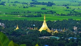 เที่ยวพม่าเมืองสะเทิมเมืองหลวงเก่ามอญสุวรรณภูมิShwe Sar Yan วัดชเวซายันThatonMon Myanmar [upl. by Toulon]