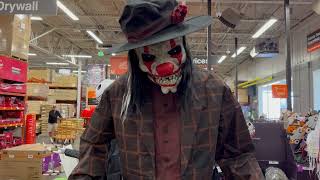 Home Depot Halloween 2022 Teary the Clown [upl. by Carly]