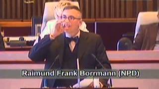 quotBürger des Landesquot  Raimund Borrmann NDP Landtag fail [upl. by Innavoig653]