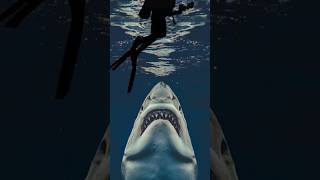 Incredible Footage Of Tiger Shark Attack  shark tigershark ocean sea trending shorts [upl. by Alodi415]