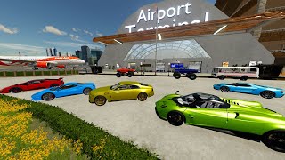 Opening the BEST Airport Ever  Farming Simulator 22 [upl. by Alamac]