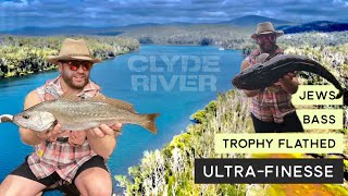 Batemans Bay KEEPS DELIVERING Jewfish  Trophy Flathead  Bass fishing  camping from kayak [upl. by Lapo]