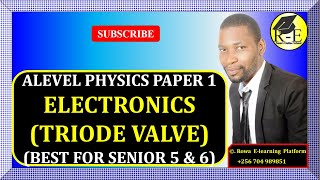 005ALEVEL PHYSICS PAPER 1  ELECTRONICS TRIODE VALVE AS AN AMPLIFIER  MODERN PHYSICS  FOR S 5amp6 [upl. by Genna]