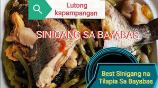 Sinigang Na Tilapia Sa BayabasLutong Kapampangan Vlog [upl. by Aiken]