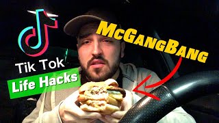 Ich teste TikTok Koch Lifehacks  McGangBang bei McDonalds  Oreos frittieren ging schief Part 1 [upl. by Aer]